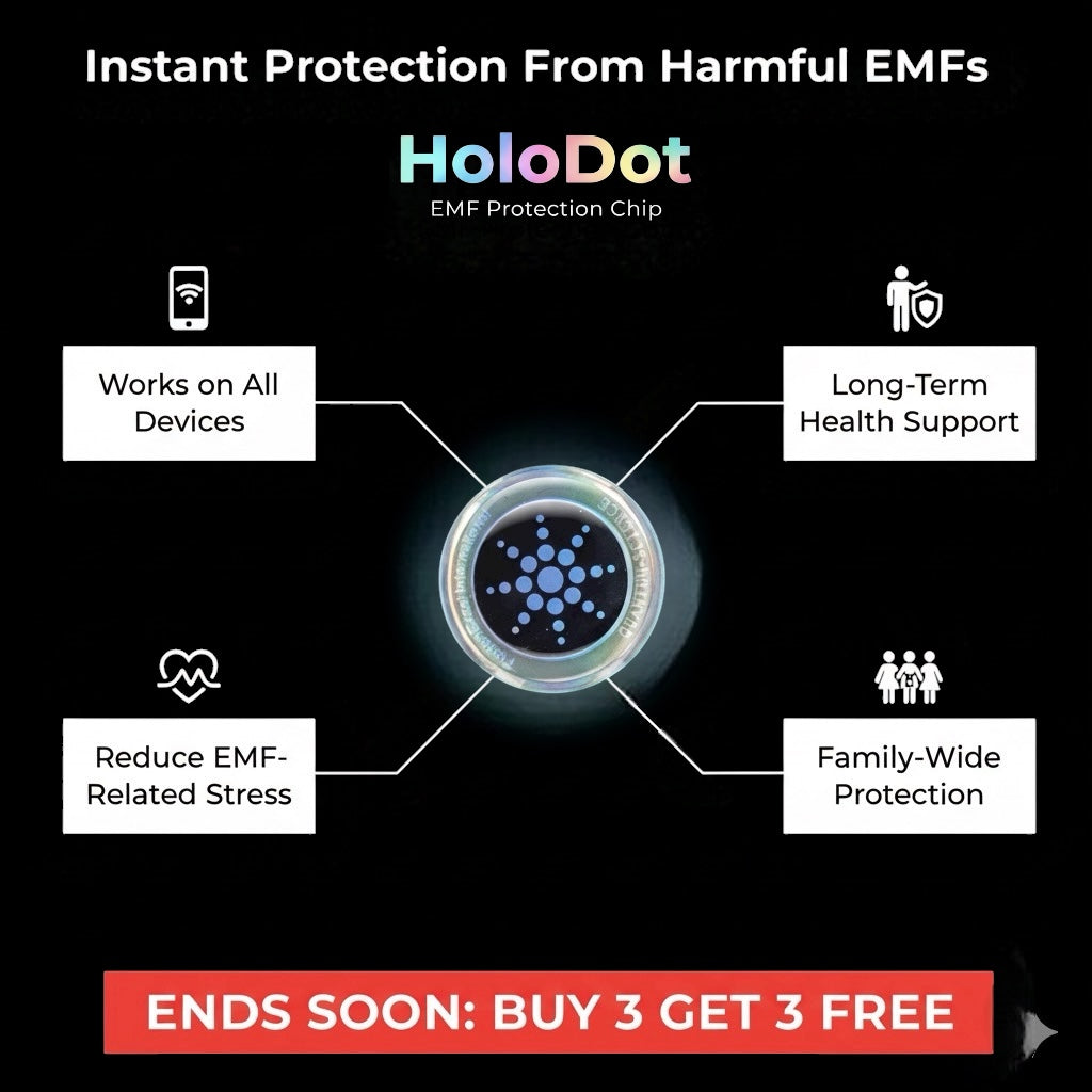 Stop EMF radiation from disrupting your health with HoloDot